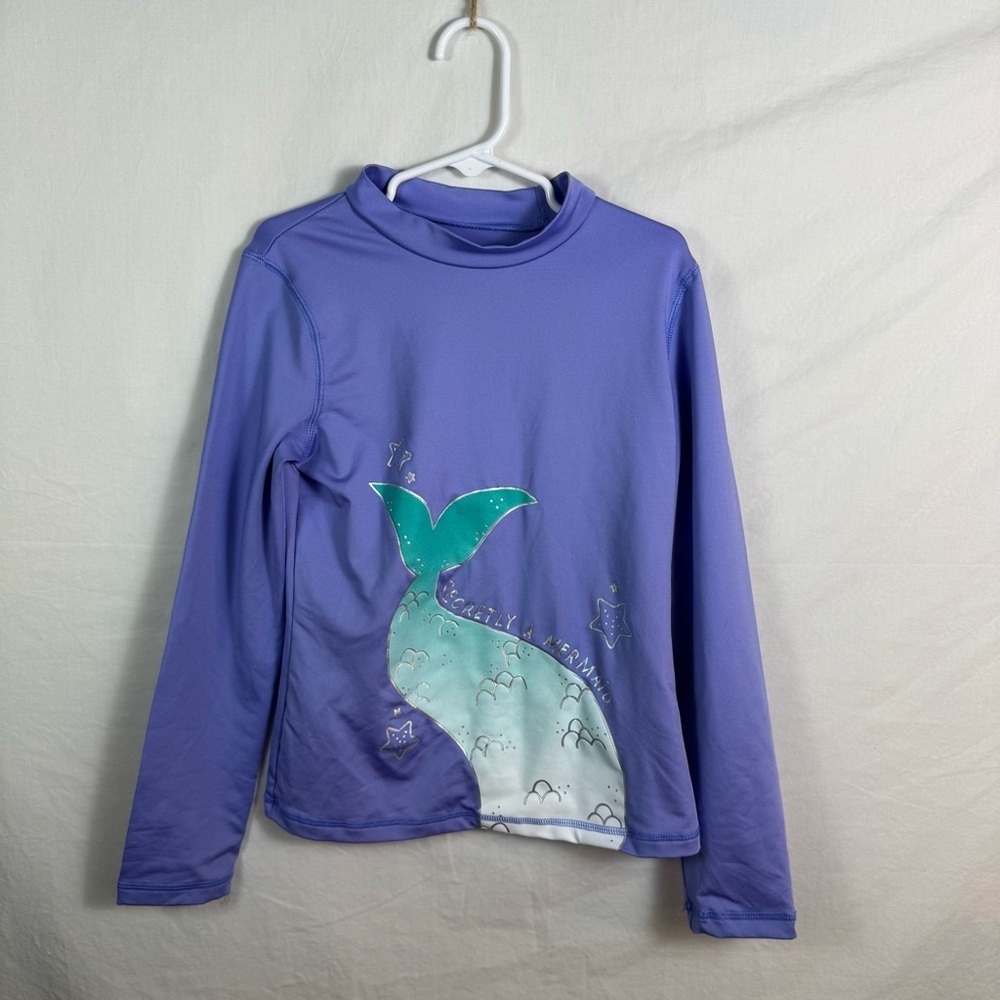 Cat & Jack Purple Rashguard Girls Size M